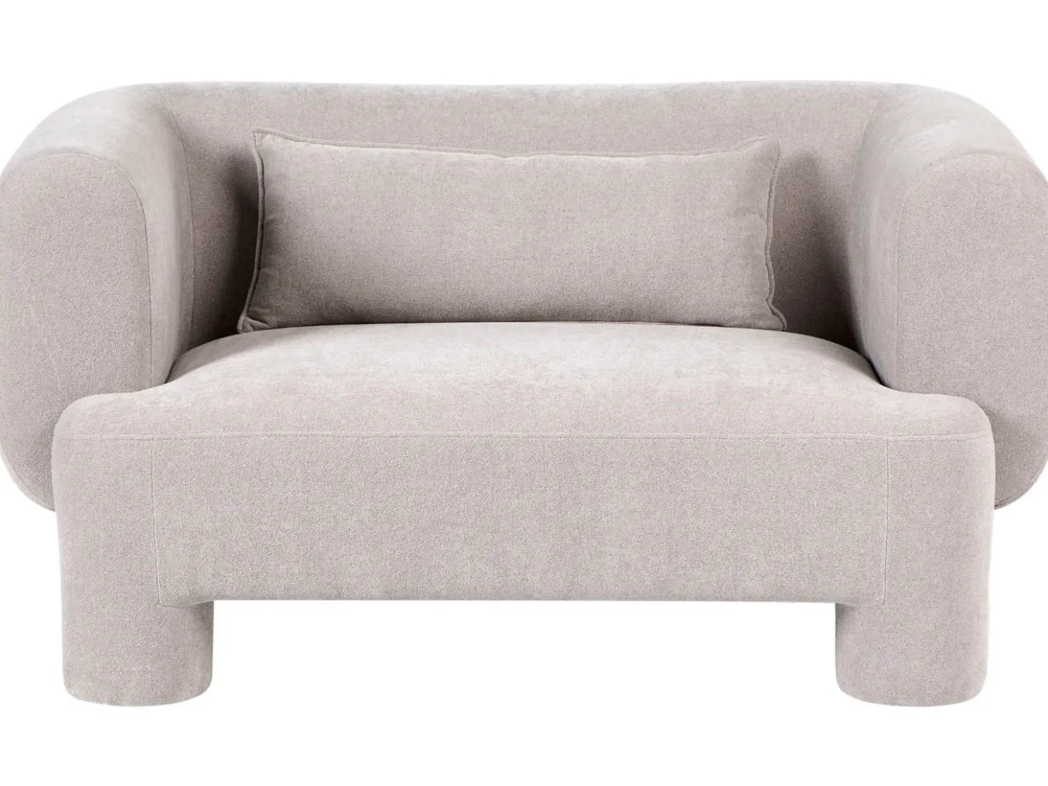 Divano 2 posti HOGBO Tessuto Beige