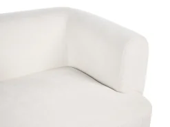 Divano 2 posti HOGBO Tessuto Bianco