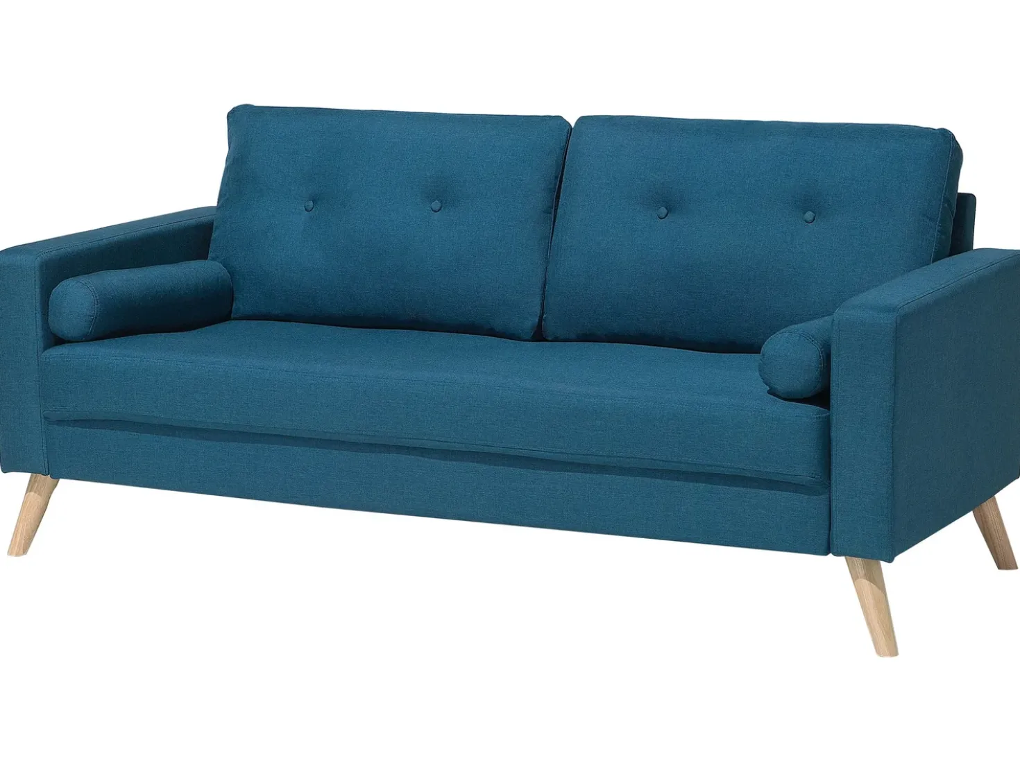 Divano 2 posti KALMAR Tessuto Blu oltremare