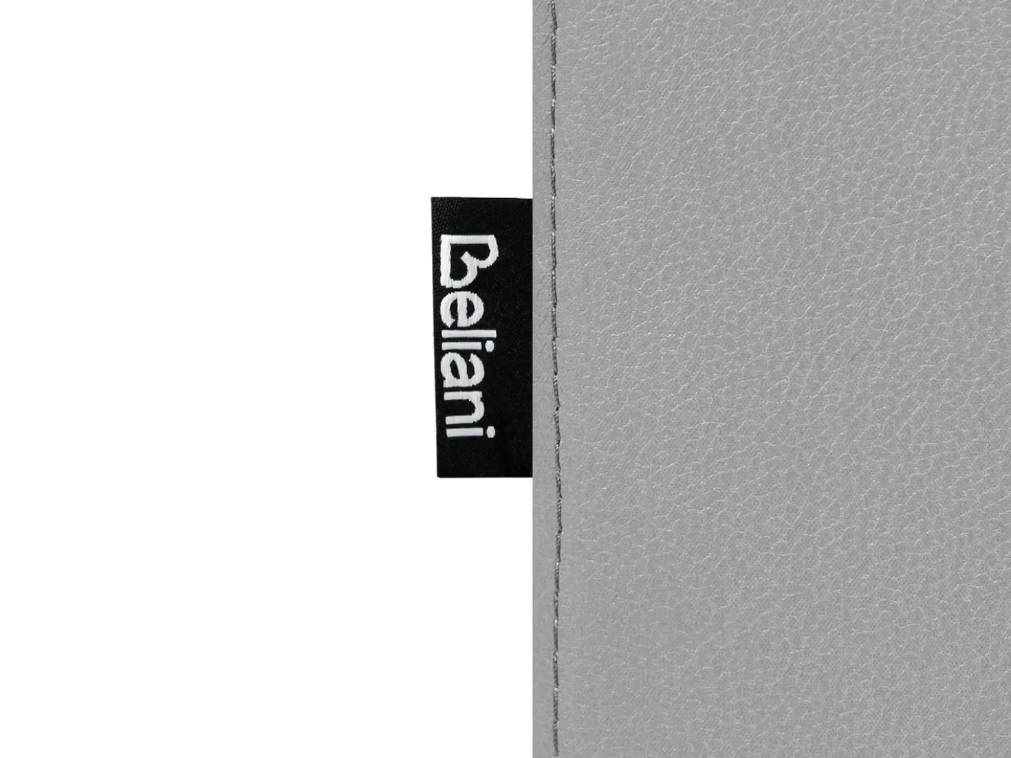 Divano 3 posti LEIRA Pelle sintetica Grigio