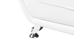 Divano 2 posti LEIRA Pelle sintetica Bianco