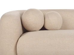 Divano 3 posti LEIREN Bouclé Beige