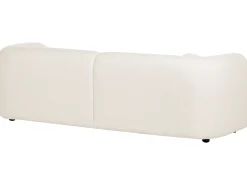 Divano 3 posti LEIREN Bouclé Bianco