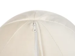 Divano 3 posti LEIREN Velluto Bianco sporco