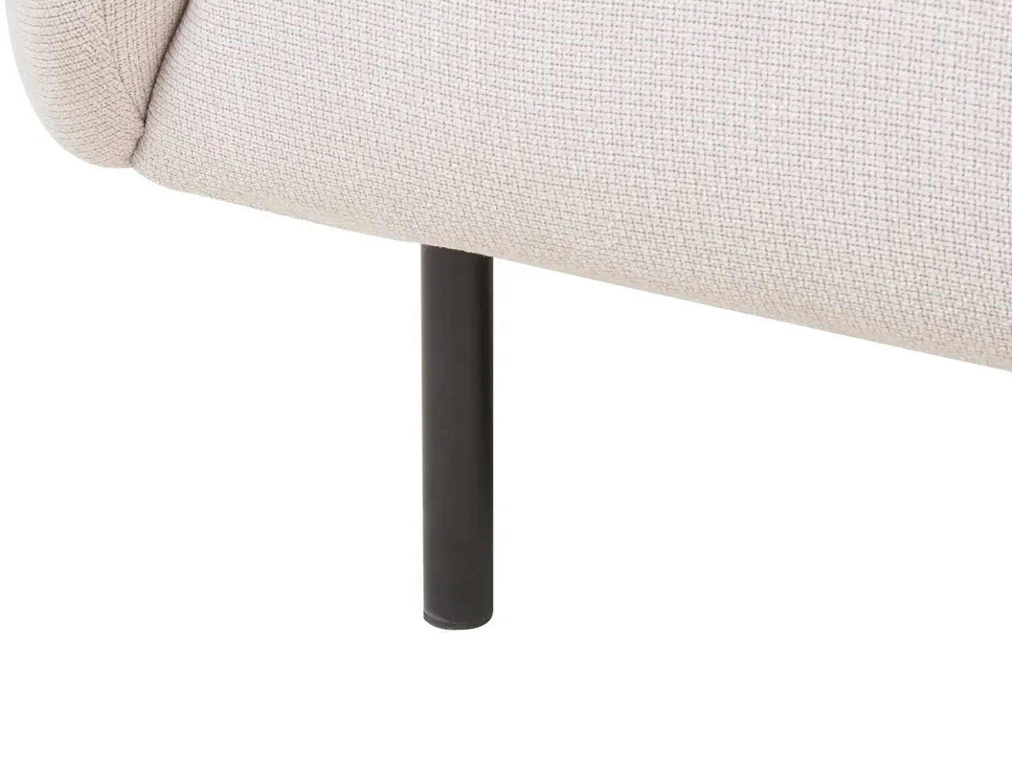 Divano 2 posti LOEN Tessuto Beige chiaro