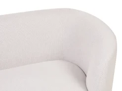 Divano 2 posti LOEN Tessuto Beige chiaro