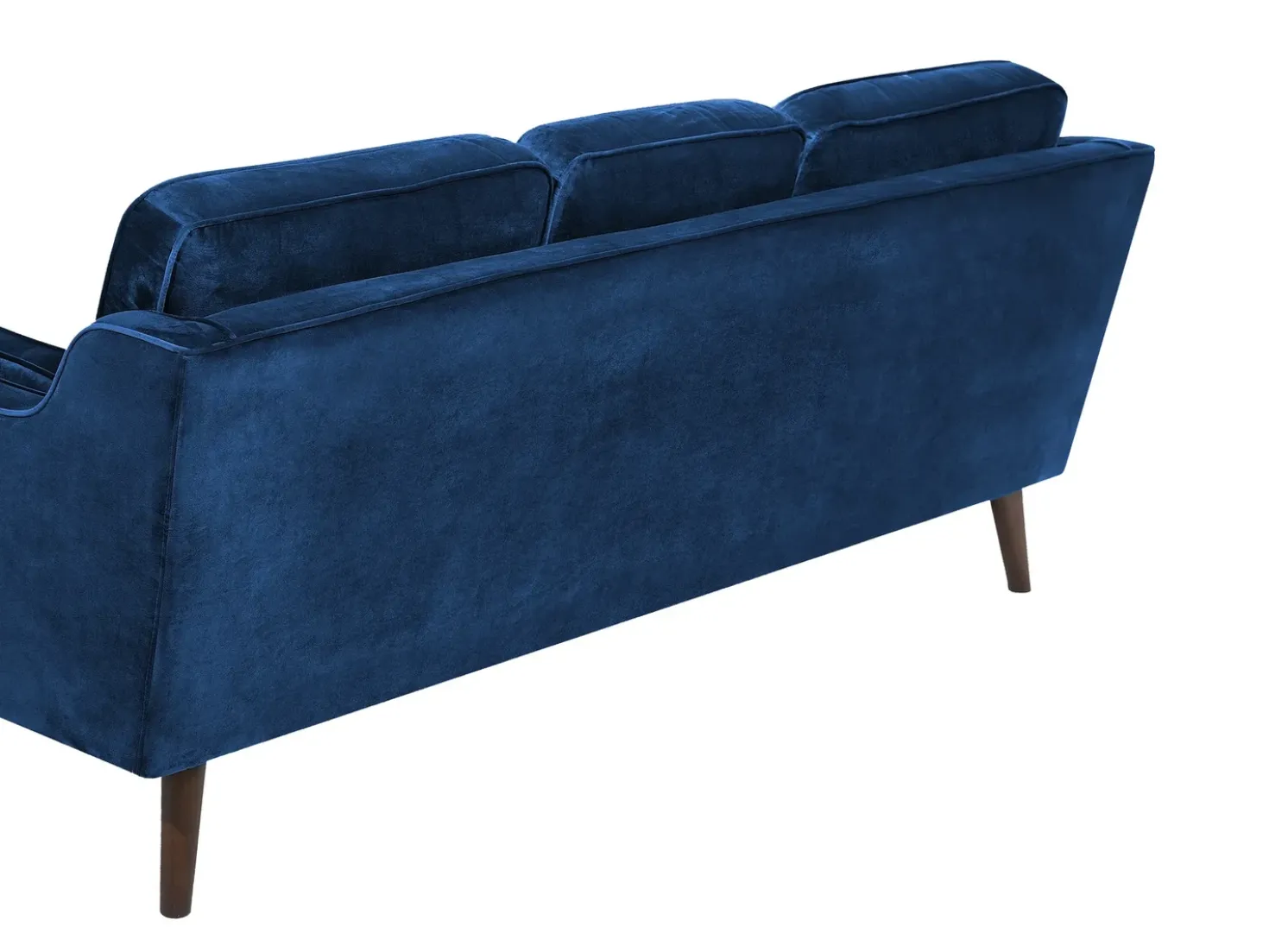 Divano 3 posti LOKKA Velluto Blu marino
