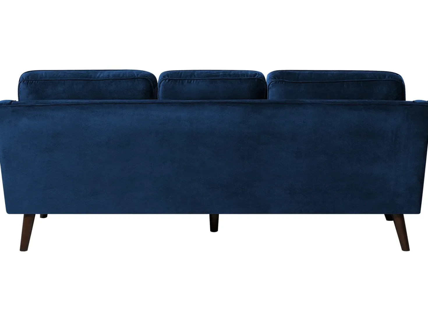 Divano 3 posti LOKKA Velluto Blu marino