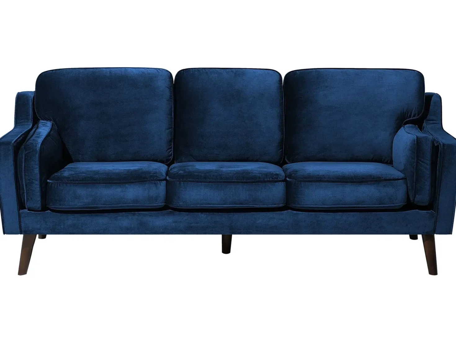 Divano 3 posti LOKKA Velluto Blu marino