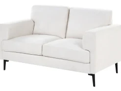 Divano 2 posti LOUSTO Tessuto Beige chiaro