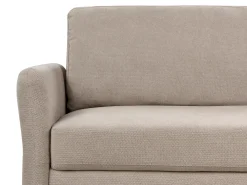 Divano 2 posti MARE Tessuto Tortora con contenitore