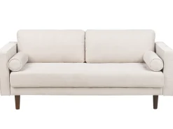 Divano 3 posti NURMO Tessuto Beige chiaro