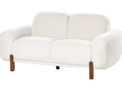 Divano 2 posti ODNES Bouclé Bianco