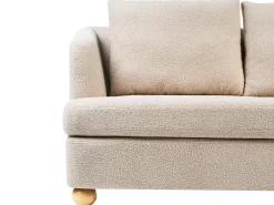 Divano 3 posti RATTVIK Bouclé Beige