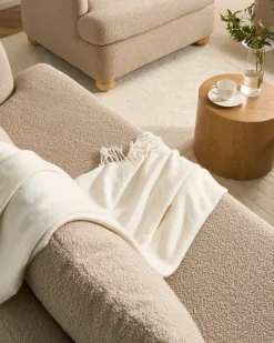 Divano 2 posti RATTVIK Bouclé Beige