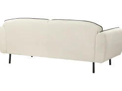 Divano 3 posti TONSBERG Tessuto Beige chiaro con ottomana