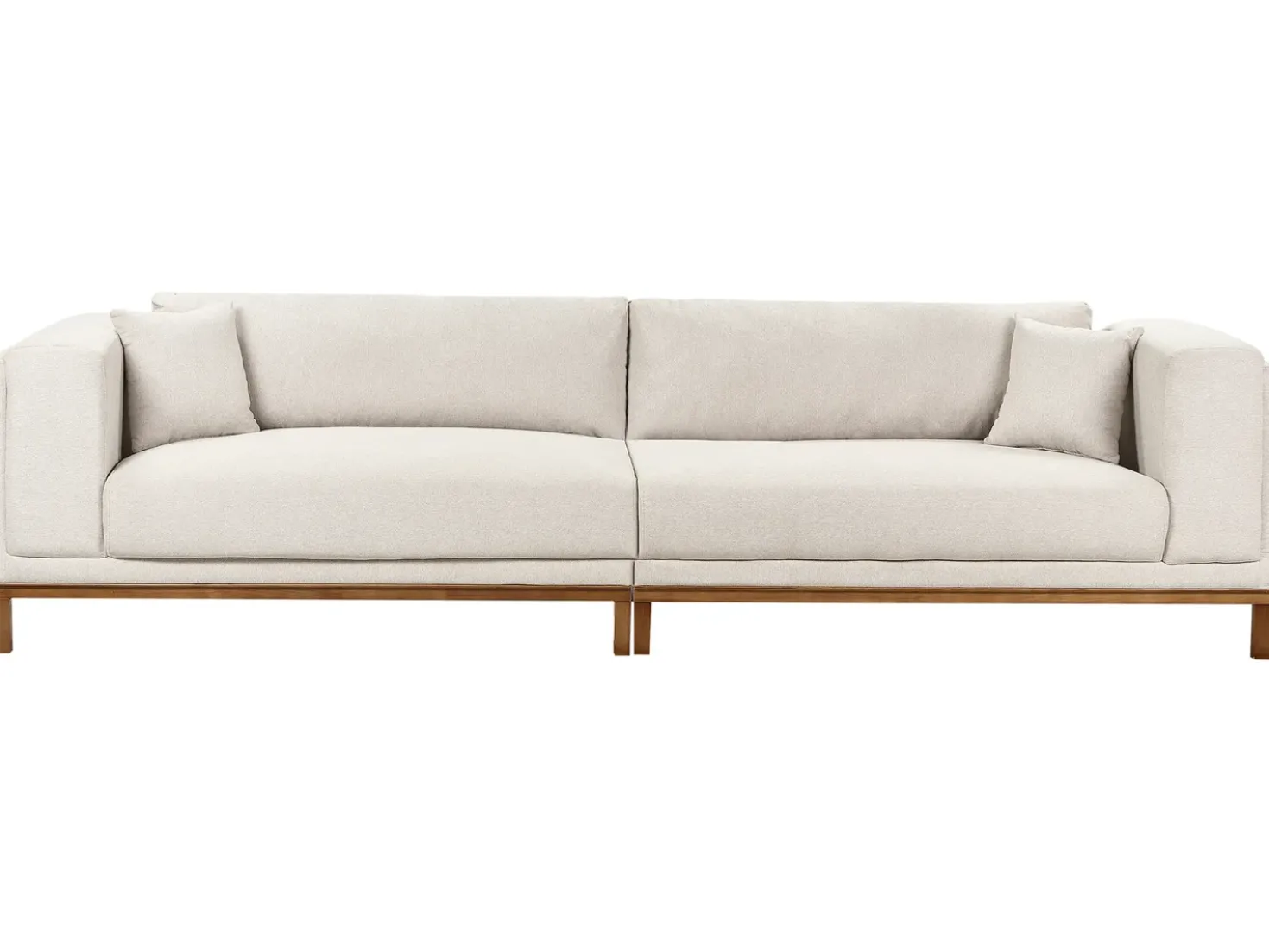Divano 4 posti VENG Tessuto Beige chiaro