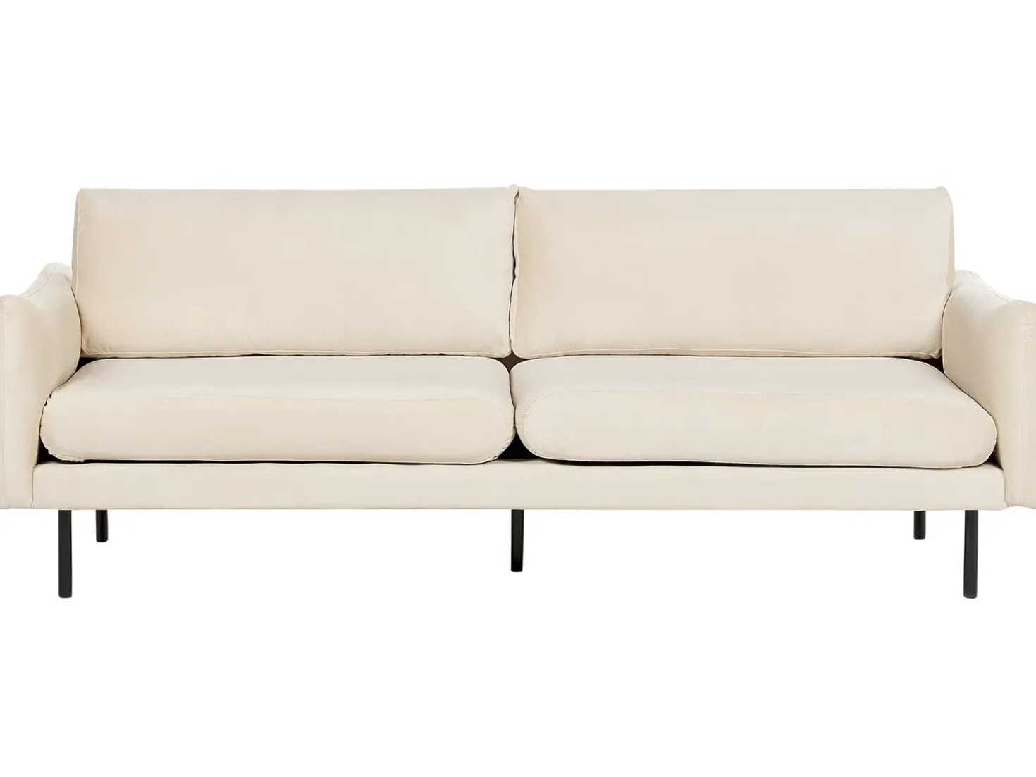 Divano 3 posti VINTERBRO Velluto Beige chiaro