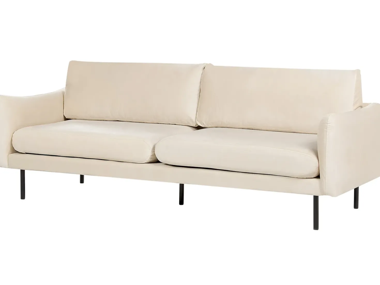 Divano 3 posti VINTERBRO Velluto Beige chiaro