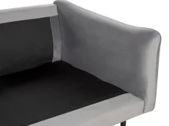 Divano 3 posti VINTERBRO Velluto Grigio