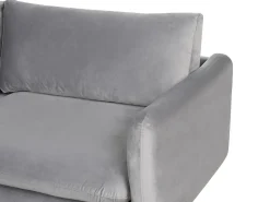 Divano 3 posti VINTERBRO Velluto Grigio