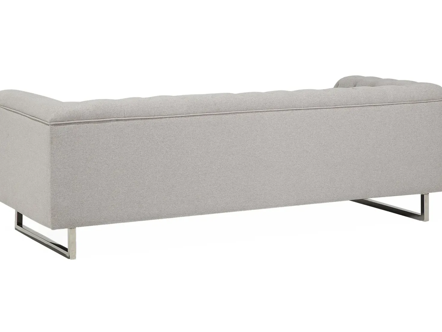 Divano 3 posti VISSLAND Tessuto Beige chiaro