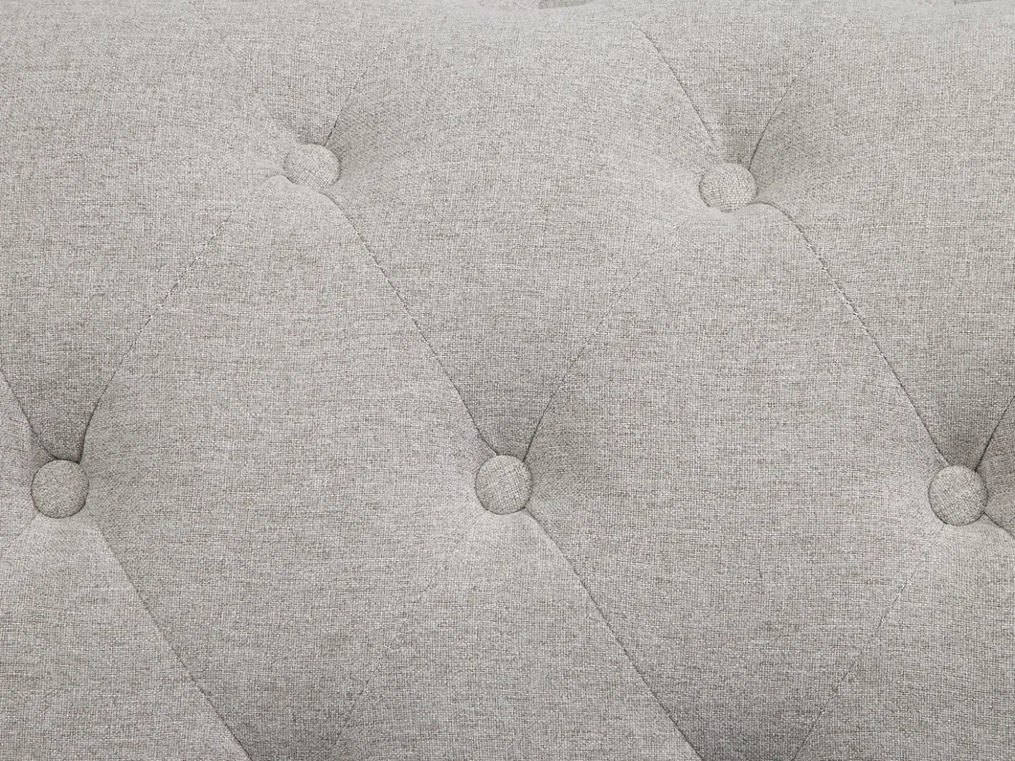 Divano 3 posti VISSLAND Tessuto Beige chiaro