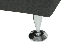 Clearance Beliani Divano semicircolare 7 posti ROTUNDE Tessuto Grigio scuro Argento Grigio
