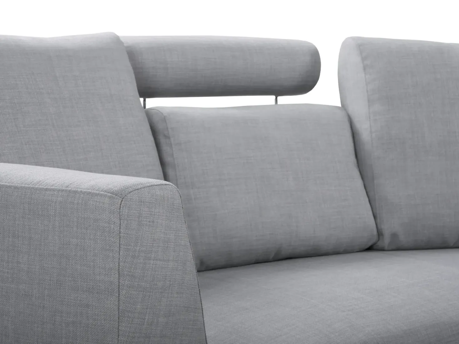 Divano semicircolare 7 posti ROTUNDE Tessuto Grigio chiaro