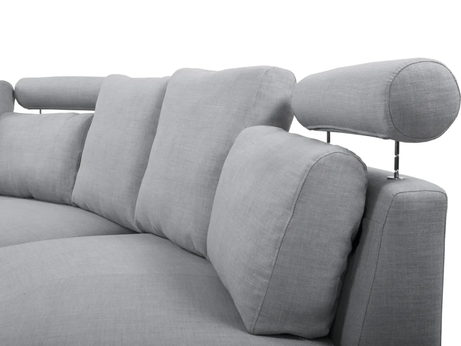 Divano semicircolare 7 posti ROTUNDE Tessuto Grigio chiaro