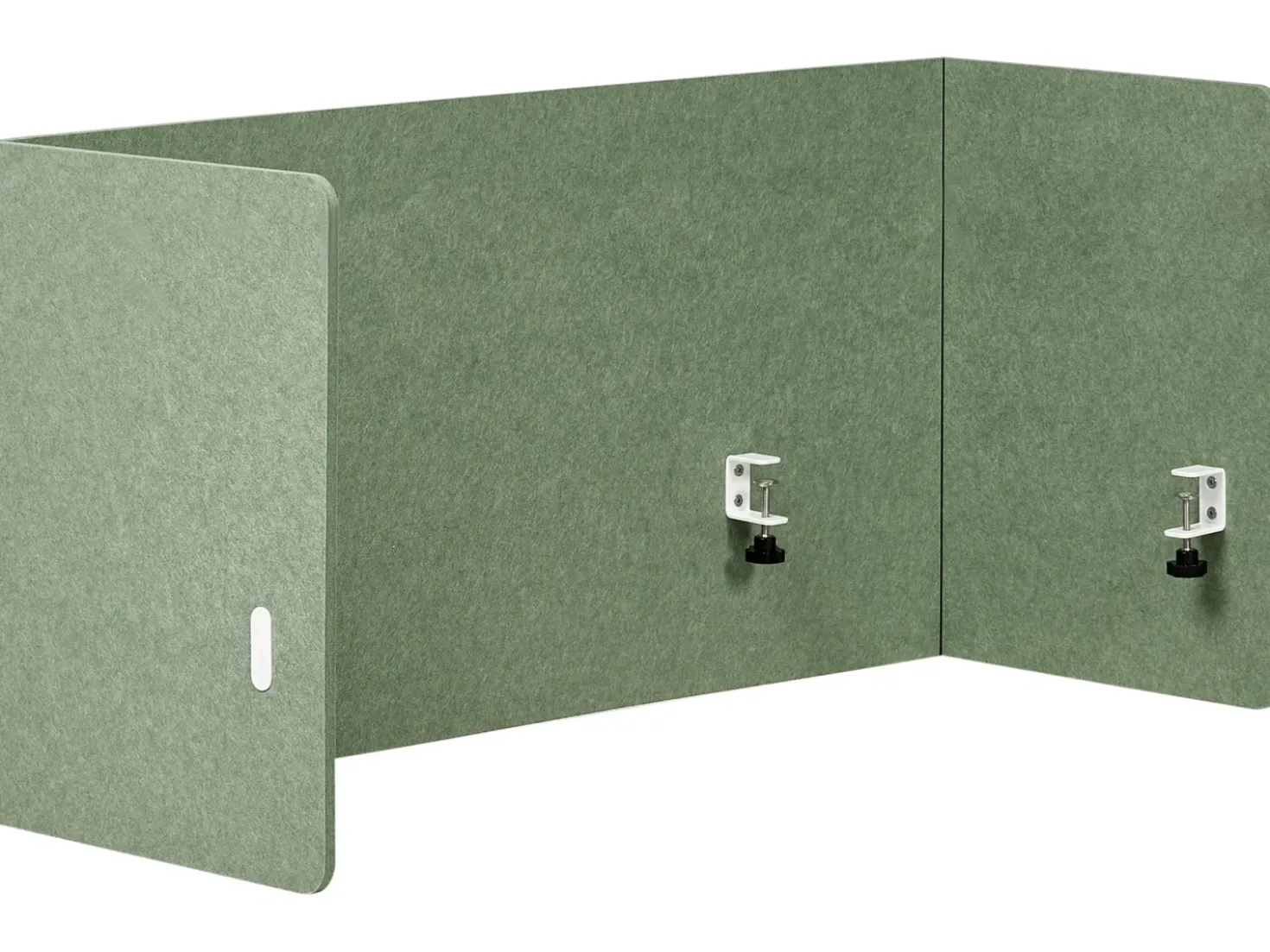 Divisorio da scrivania SOLOA 210 x 61 cm Verde