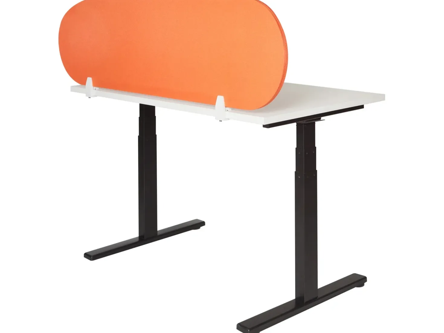 Divisorio da scrivania SPARKY 160 x 40 cm Arancione
