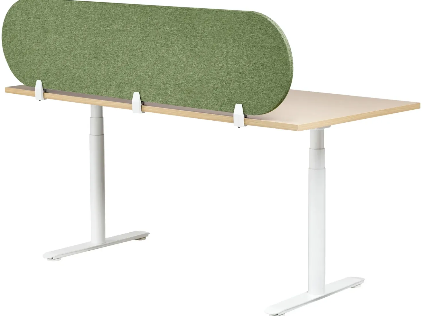 Divisorio da scrivania SPARKY 160 x 40 cm Verde