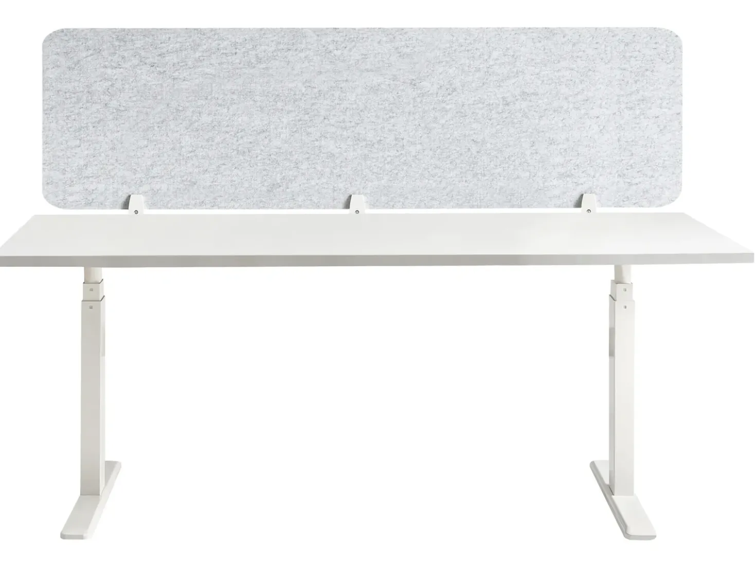 Divisorio da scrivania SPLIT 180 x 50 cm Grigio