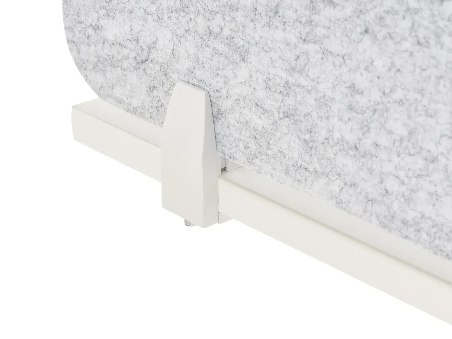 Divisorio da scrivania SPLIT 180 x 50 cm Grigio