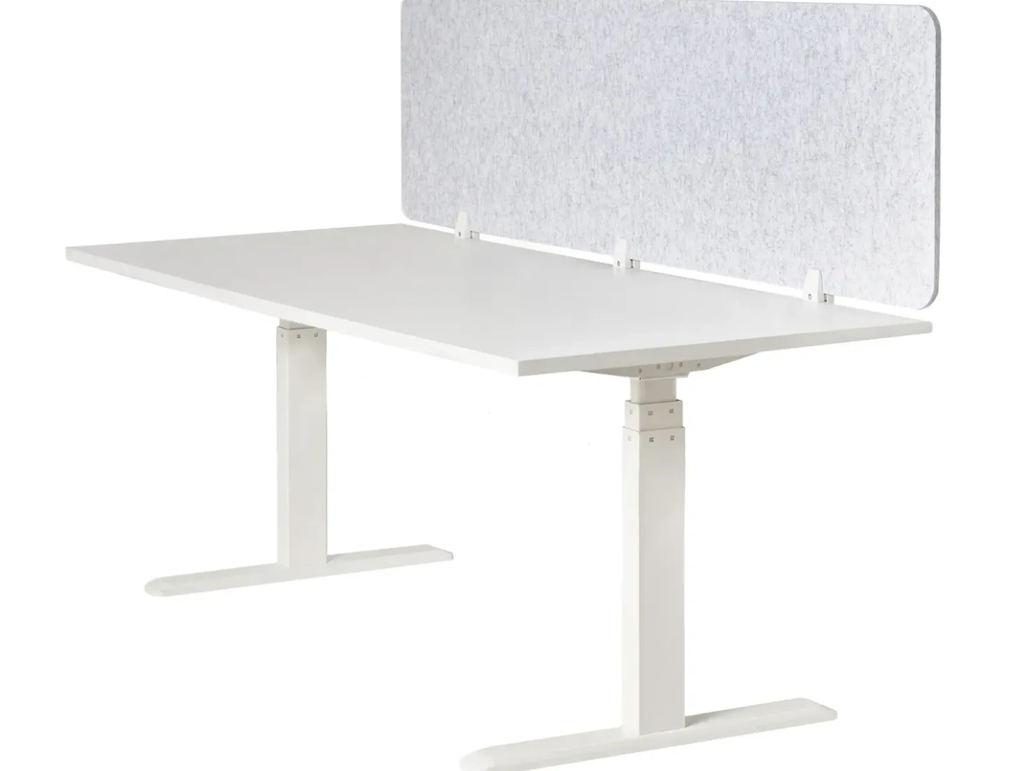Divisorio da scrivania SPLIT 180 x 50 cm Grigio