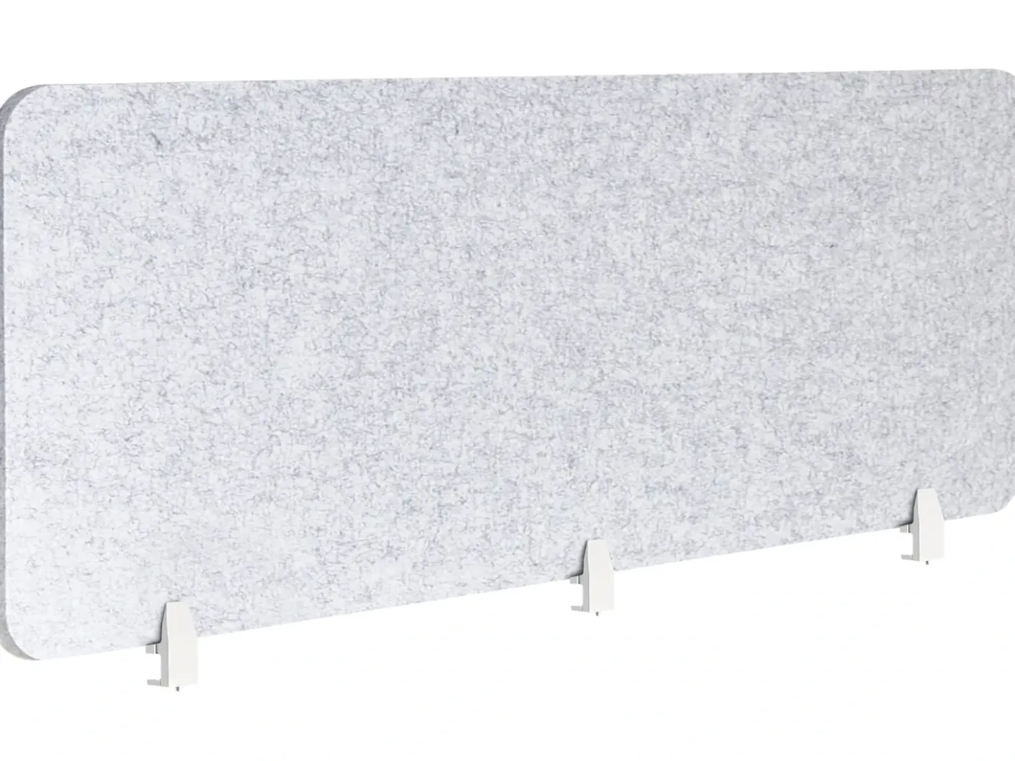 Divisorio da scrivania SPLIT 180 x 50 cm Grigio