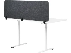 Divisorio da scrivania SPLIT 160 x 50 cm Grigio scuro