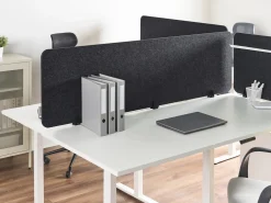 Divisorio da scrivania SPLIT 160 x 50 cm Grigio scuro