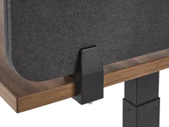 Best Beliani Divisorio da scrivania WALLY 80 x 40 cm scuro Grigio