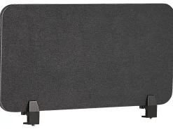 Best Beliani Divisorio da scrivania WALLY 80 x 40 cm scuro Grigio