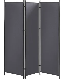 Sale Beliani Divisorio per ambienti a 3 pannelli NARNI 160 cm 170 cm Grigio