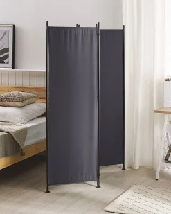 Sale Beliani Divisorio per ambienti a 3 pannelli NARNI 160 cm 170 cm Grigio