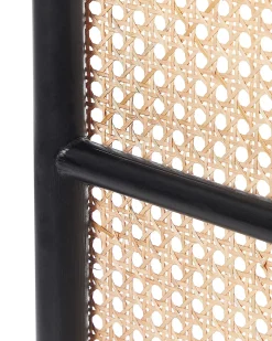 Discount Beliani Divisorio per ambienti a 3 pannelli POTENZA Marrone chiaro 105 cm 180 cm Naturale Marrone Nero