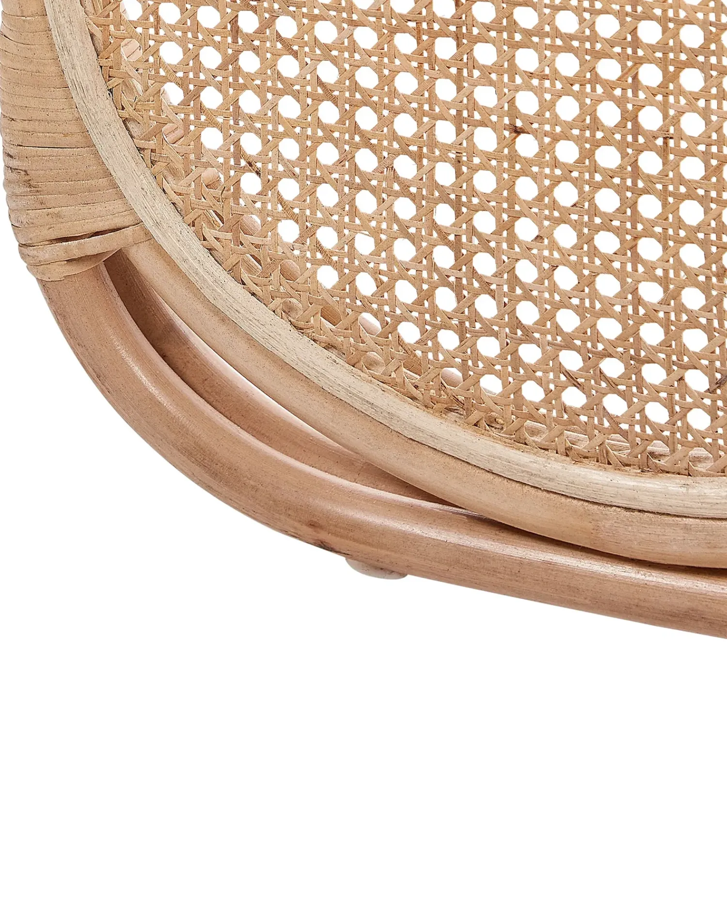 Outlet Beliani Divisorio per ambienti a 3 pannelli CORTONA Marrone chiaro 118 cm 180 cm Naturale Marrone