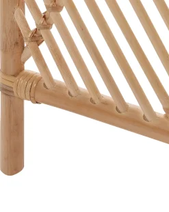 Hot Beliani Divisorio per ambienti a 3 pannelli COSENZA Marrone chiaro 106 cm 180 cm Beige Naturale