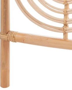 Clearance Beliani Divisorio per ambienti a 3 pannelli ALTAMURA Marrone chiaro 117 cm 180 cm Beige Naturale