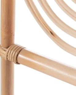 Clearance Beliani Divisorio per ambienti a 3 pannelli ALTAMURA Marrone chiaro 117 cm 180 cm Beige Naturale