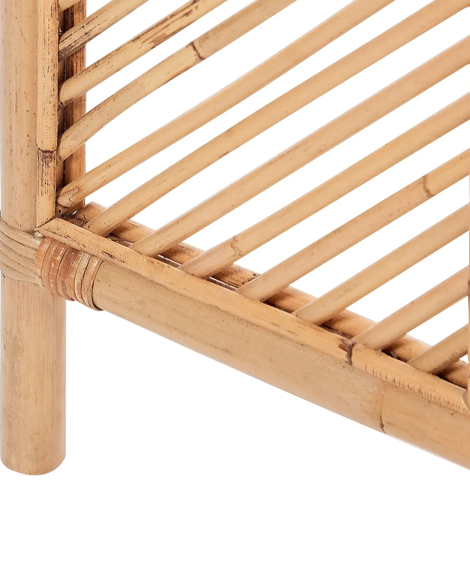 Hot Beliani Divisorio per ambienti a 3 pannelli LAMEZIA Marrone chiaro 117 cm 180 cm Beige Naturale