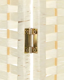 Clearance Beliani Divisorio per ambienti a 4 pannelli LAPPAGO chiaro 163 cm 170 cm Beige